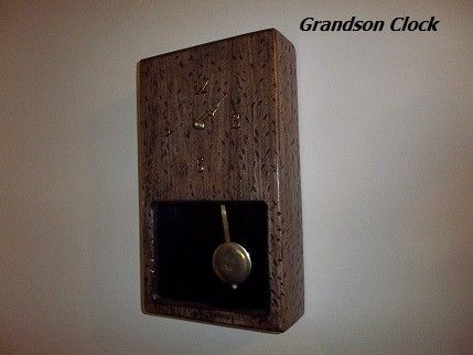 Custom Made Grandson Clock