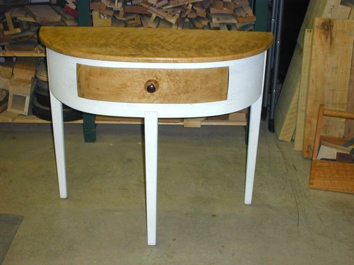 Custom Made 3 Legged 1/2 Oval Table