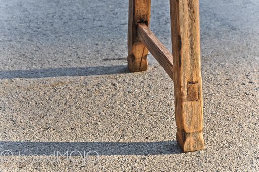 Custom Made Reclaimed Wood Cobbler's Bench