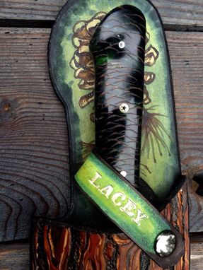 Custom Made Leather Chef Knife Protective Sheath