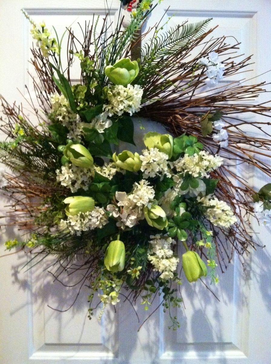 Hand Crafted Spring Summer Wreaths Floral Arrangement Wreaths by Design