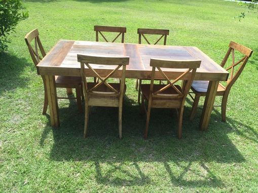 Custom Made Reclaimed Farm Table, Chairs, And Bench- 8ft To 20ft!