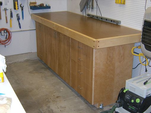 Custom Made Assembly Table Torsion Box Workbench