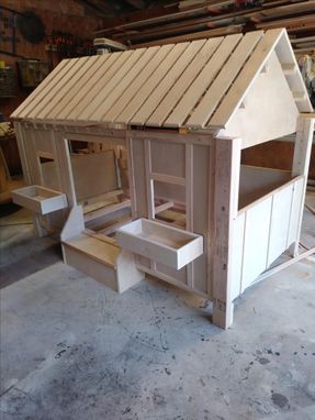 Custom Made Cottage House Bed (Twin)