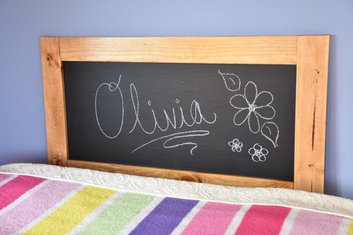 Custom Made Kids Twin Chalkboard Headboard