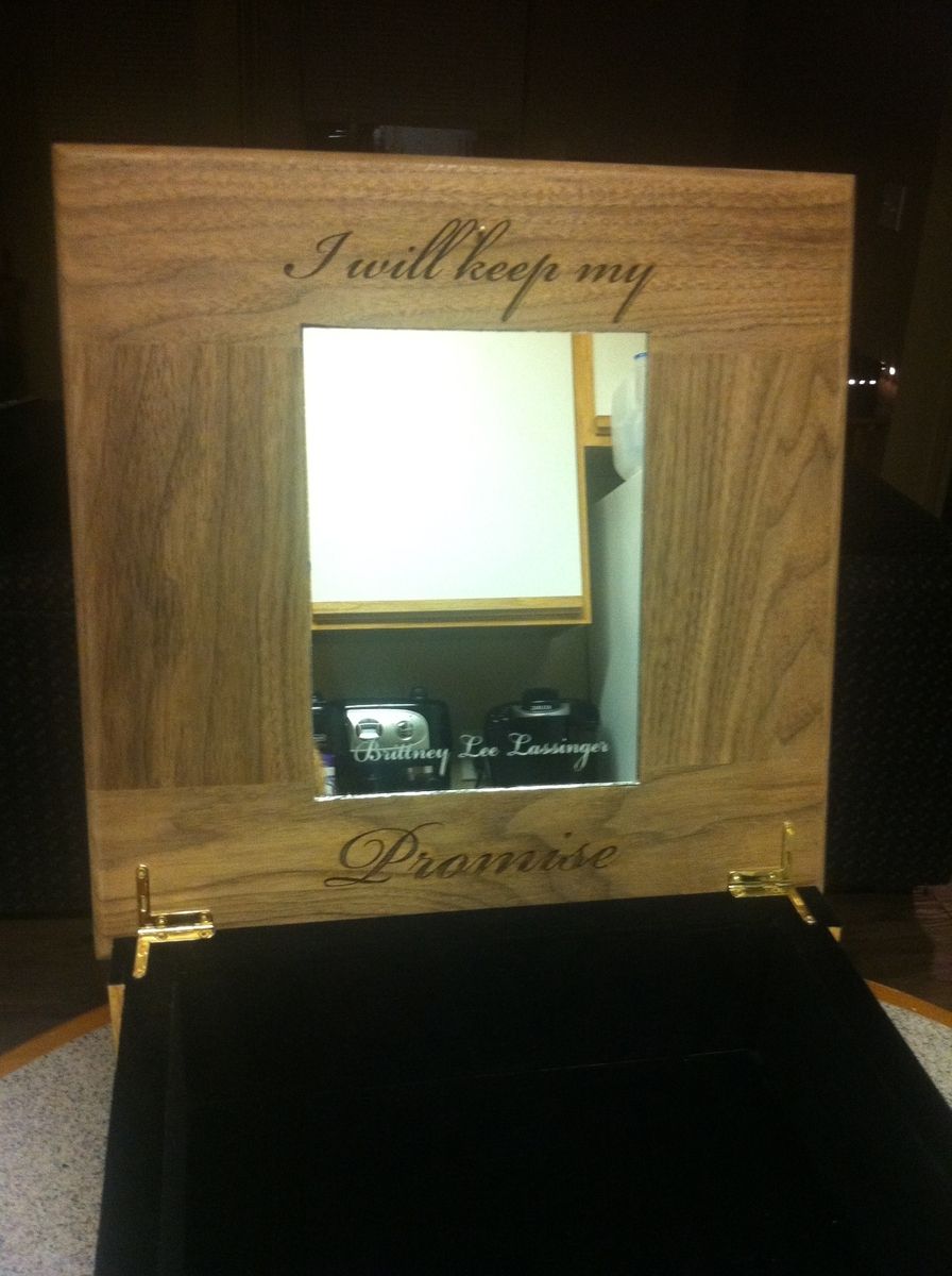 Hand Made Jewelry Box With Picture Frame by Myers Woodworks