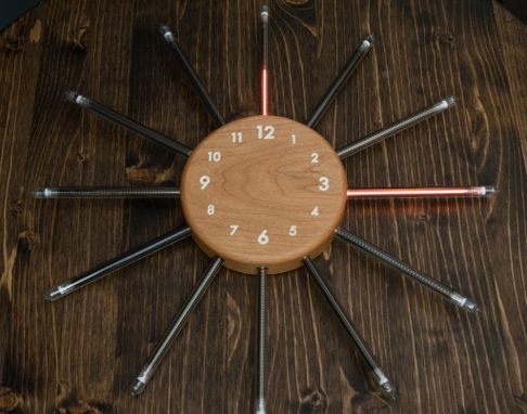 Custom Made Analog Nixie Clock - Nixie Radian