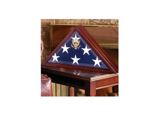Custom Made Veteran Flag Display Case, Veteran Flag Display Box