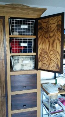 Custom Made Large Armoire Built To Store Wool