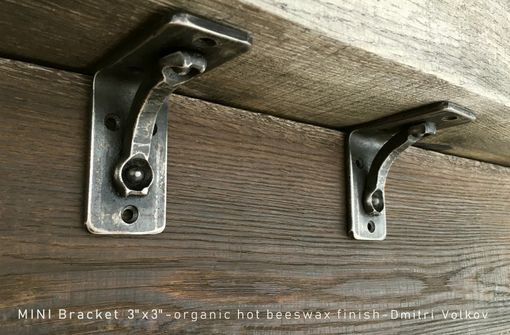 Custom Made Shelf Bracket - Metal Hand Forged Shelf Bracket -  Kitchen Shelving Corbels