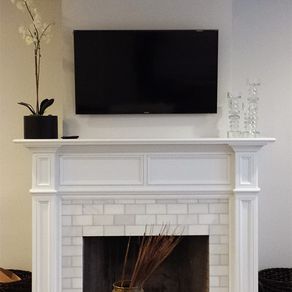 Custom Mantels Custommade Modern Fresno Fireplace Wood Mantel