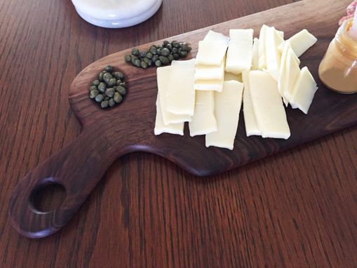 Custom Made Walnut Wood Charcuterie, Cheese, Bread, Serving Or Cutting Board