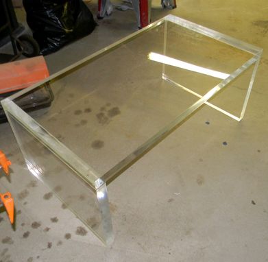 Custom Made Coffee Table - Slab Style Up To 1.5 Thick Acrylic