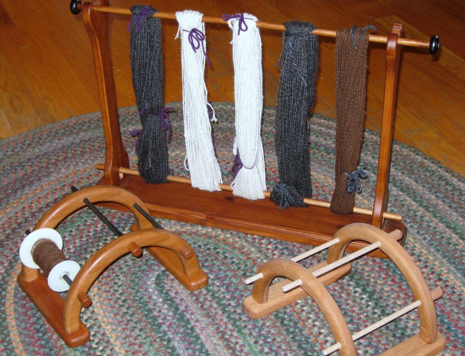 Hand Made Saxony Spinning Wheels Or Spinning Accessories by Paul Francoeur Construction Inc