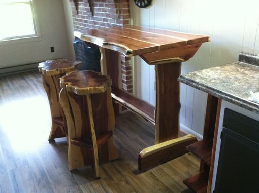 Custom Made Bar Height Table For Small Kitchens