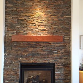 Have Custom Made artisans build the perfect wood or stone fireplace mantel or mantel shelf. Rustic