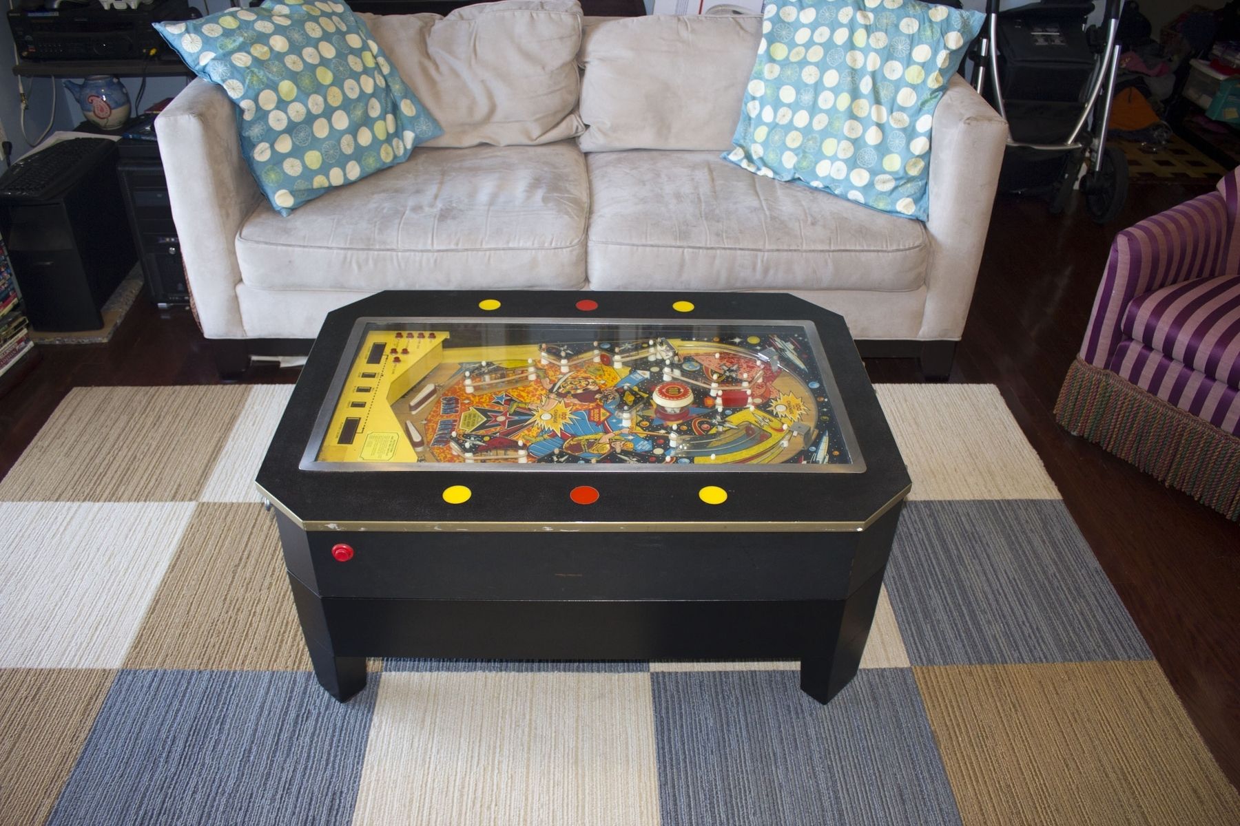 Custom Made Pinball Coffee Table by WoodenItBeNice
