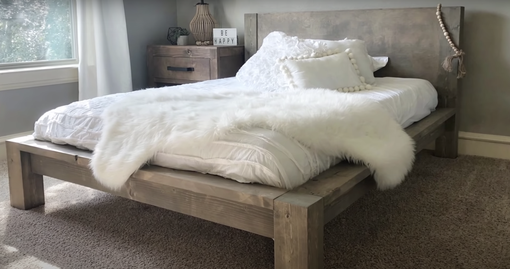 Custom Made Queen Rustic Bed