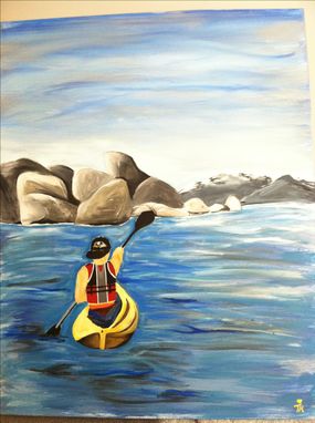 Custom Made Kayaking Adventure Painting