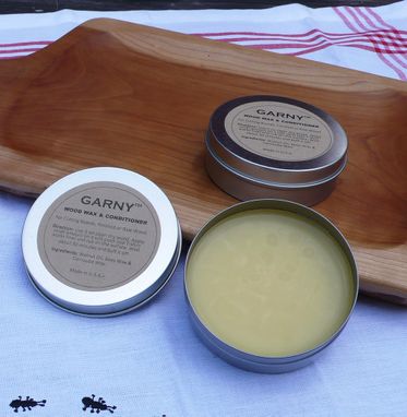 Custom Made Garny - Wood Wax & Conditioner For Cutting Boards 100% Natural, Food Safe