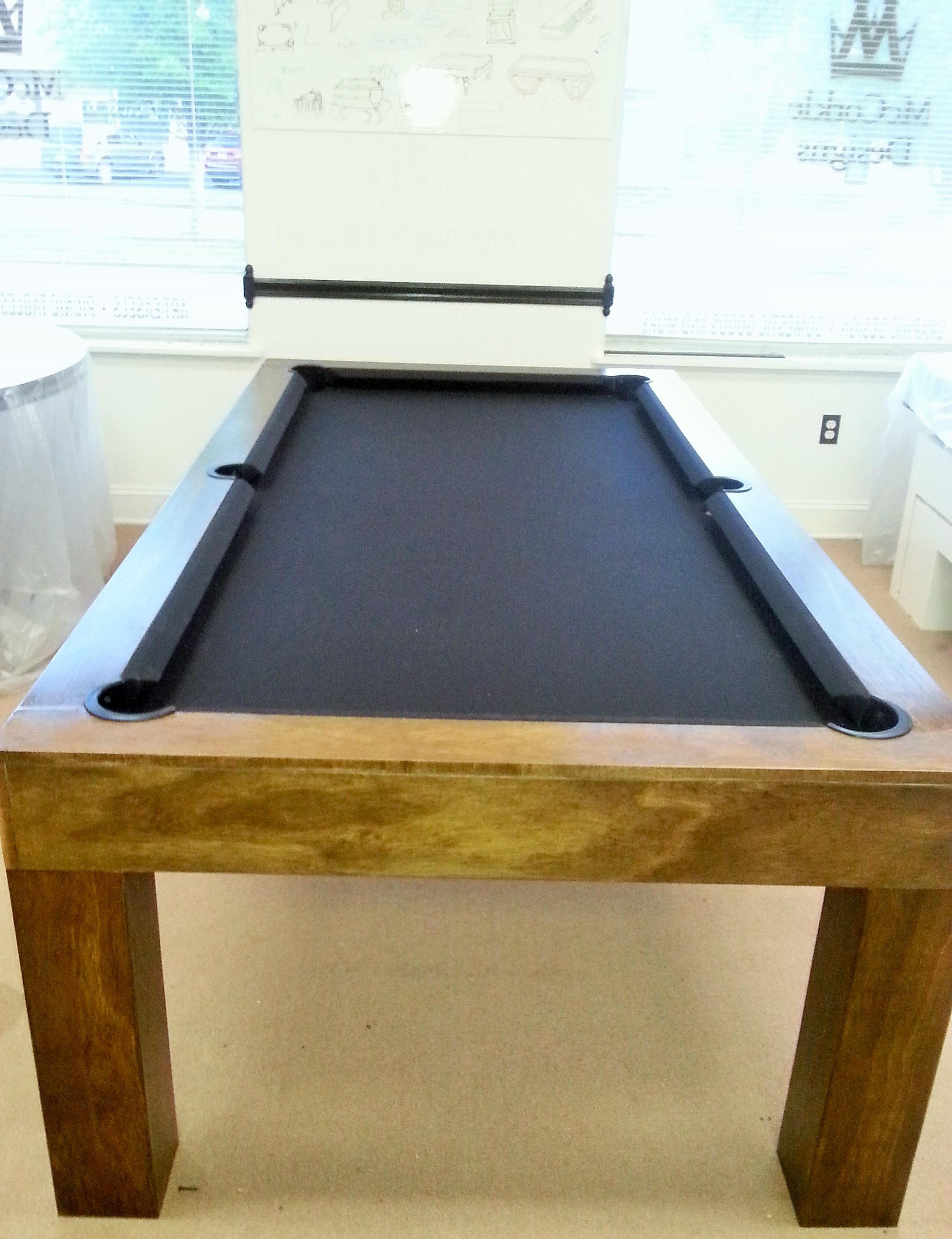 Buy Hand Made 8ft Conversion Pool Table With Ping Pong Top !, made to