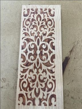 Custom Made Custom Carved Cabinet Panel Inserts