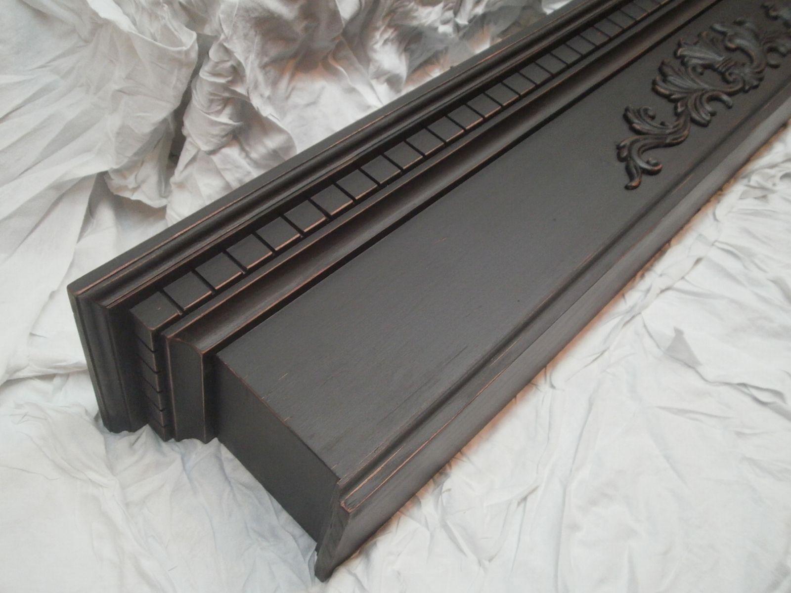 Handmade Slightly Distressed Fireplace Mantel (Mantle) by C3WoodWerks