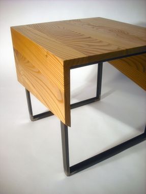 Custom Made Wrap End Table - Urban Harvested Russian Olive