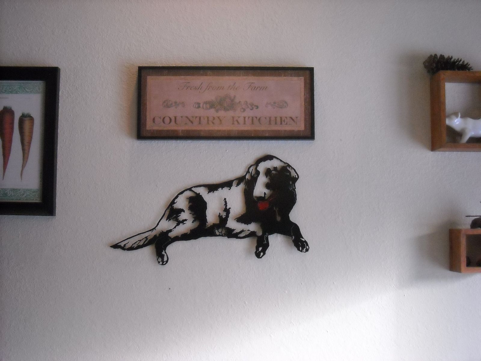 Hand Crafted Dog Metal Wall Art by Superior IronArtz Llc