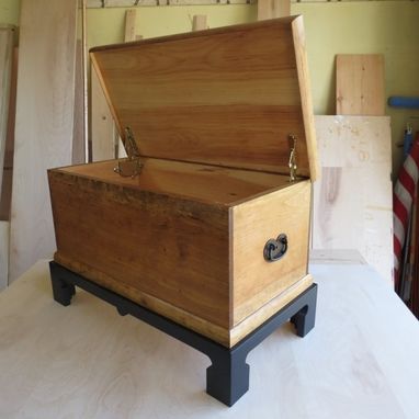 Custom Made Large Wooden Box From Pine And Poplar