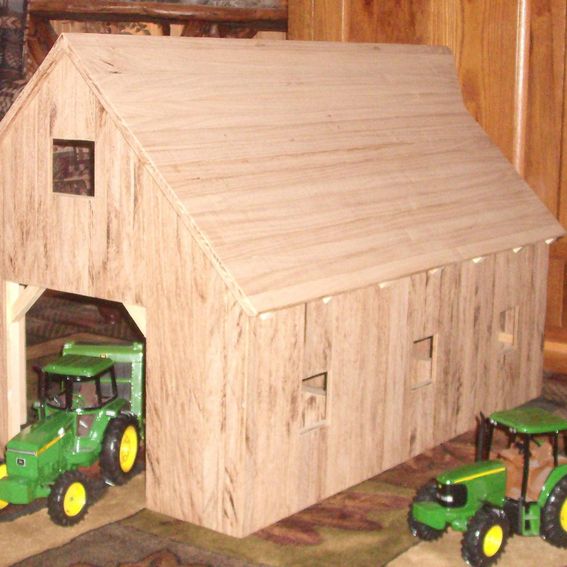 Hand Crafted Wooden Toy Barn #6 by Wild Cat Hollow Creations ...