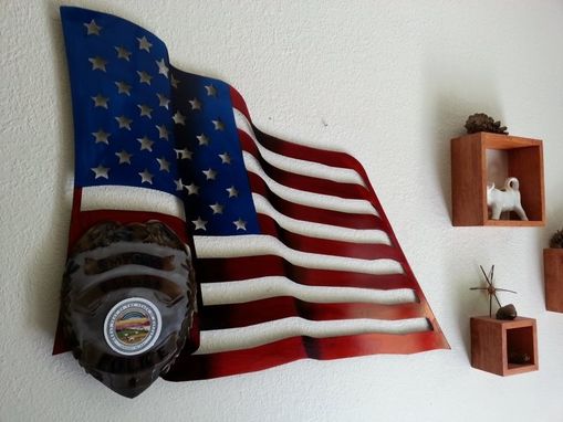 Custom Made United States Flag Wall Art