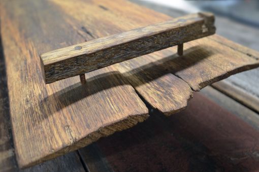 Custom Made Rustic Oak Serving Tray
