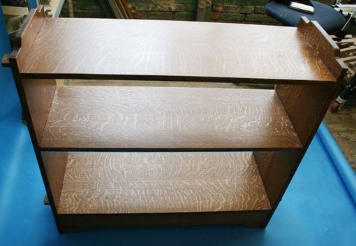 Custom Made Greene And Greene Inspired Open Back Bookcase