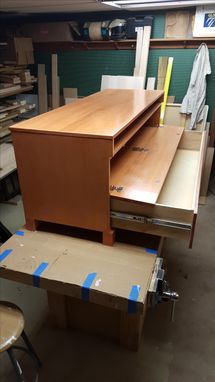 Custom Made Maple Media Cabinet