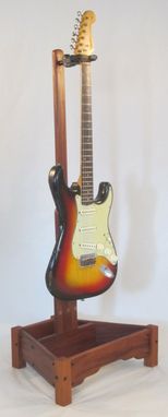 Custom Made Custom Wood Guitar Stand