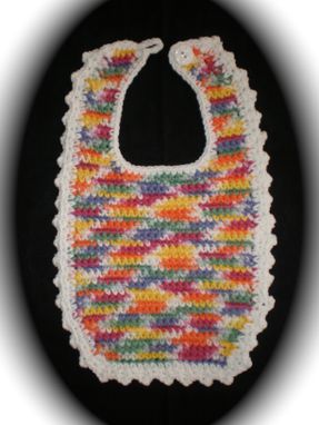 Custom Made Heirloom Quality Crocheted Baby Bib