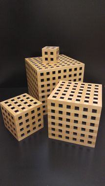 Custom Made Lattice Cubes