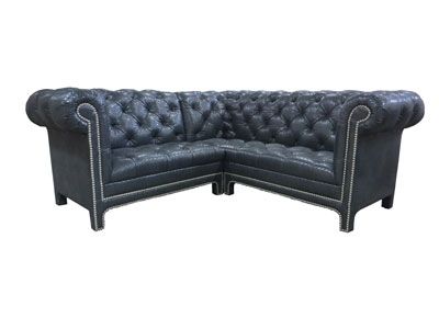 Custom Made Chesterfield Corner Sofa