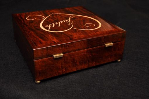 Custom Made Music Box, And Or Jewelry Box With Brass Movements