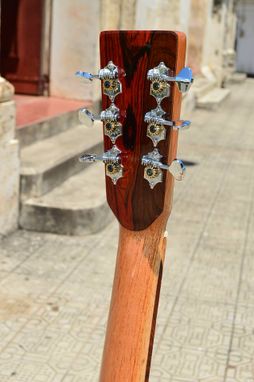 Custom Made Pinol Guitars And Ukuleles Solid Cocobolo Rosewood  Body/Mahogany Top (Free Shipping)
