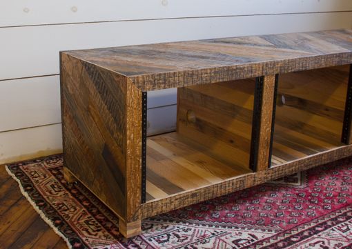 Custom Made Reclaimed Wood Media Cabinet