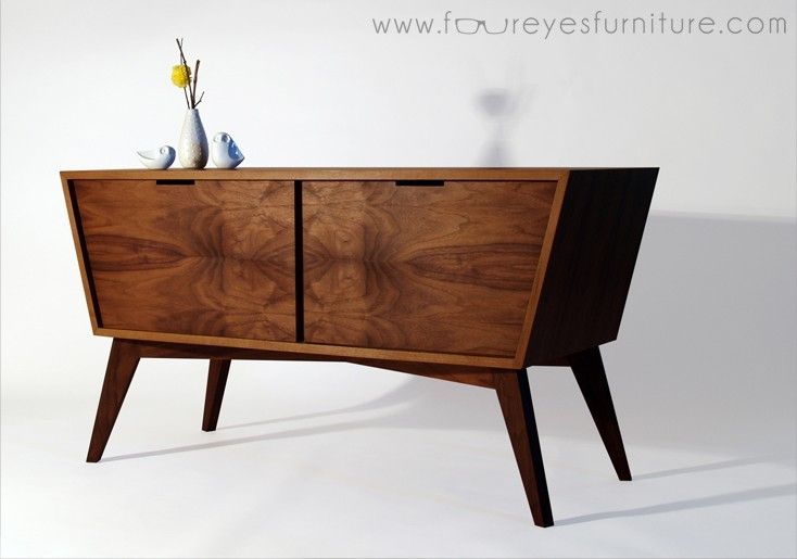 Custom Bad Larry Walnut Media Console by Foureyes