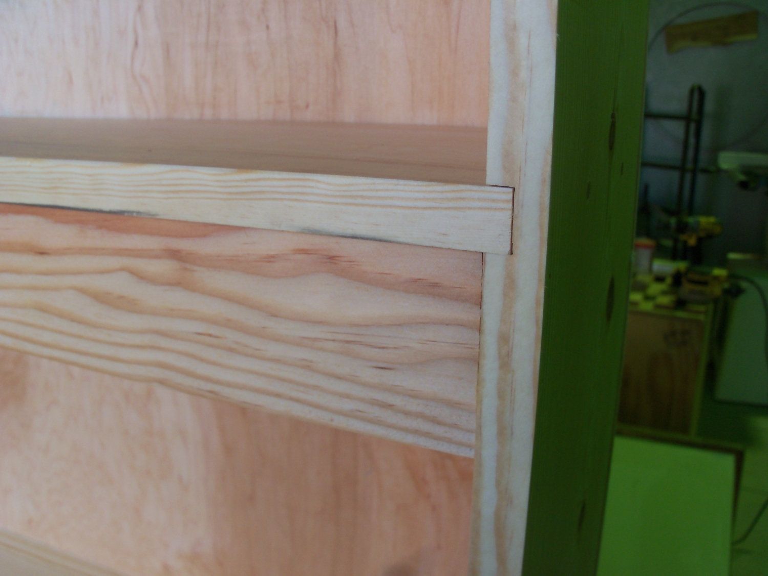 Buy Hand Made Decorative Bookcase With Dado Shelves, made to order from