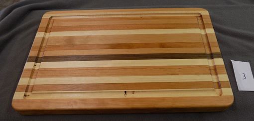Custom Made Multi-Wood Cutting Board
