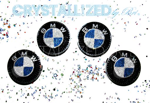 Custom Made Bmw Crystallized Car Wheel Center Caps Bling Genuine European Crystals Bedazzled