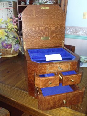 Custom Made Lacewood Male/Female Jewelry Box