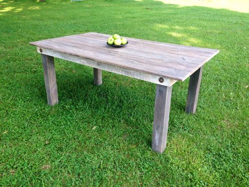 Custom Made Barnwood Farm Table (Dakota Collection)