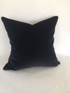 Custom Made Black Velvet Pillow Cover