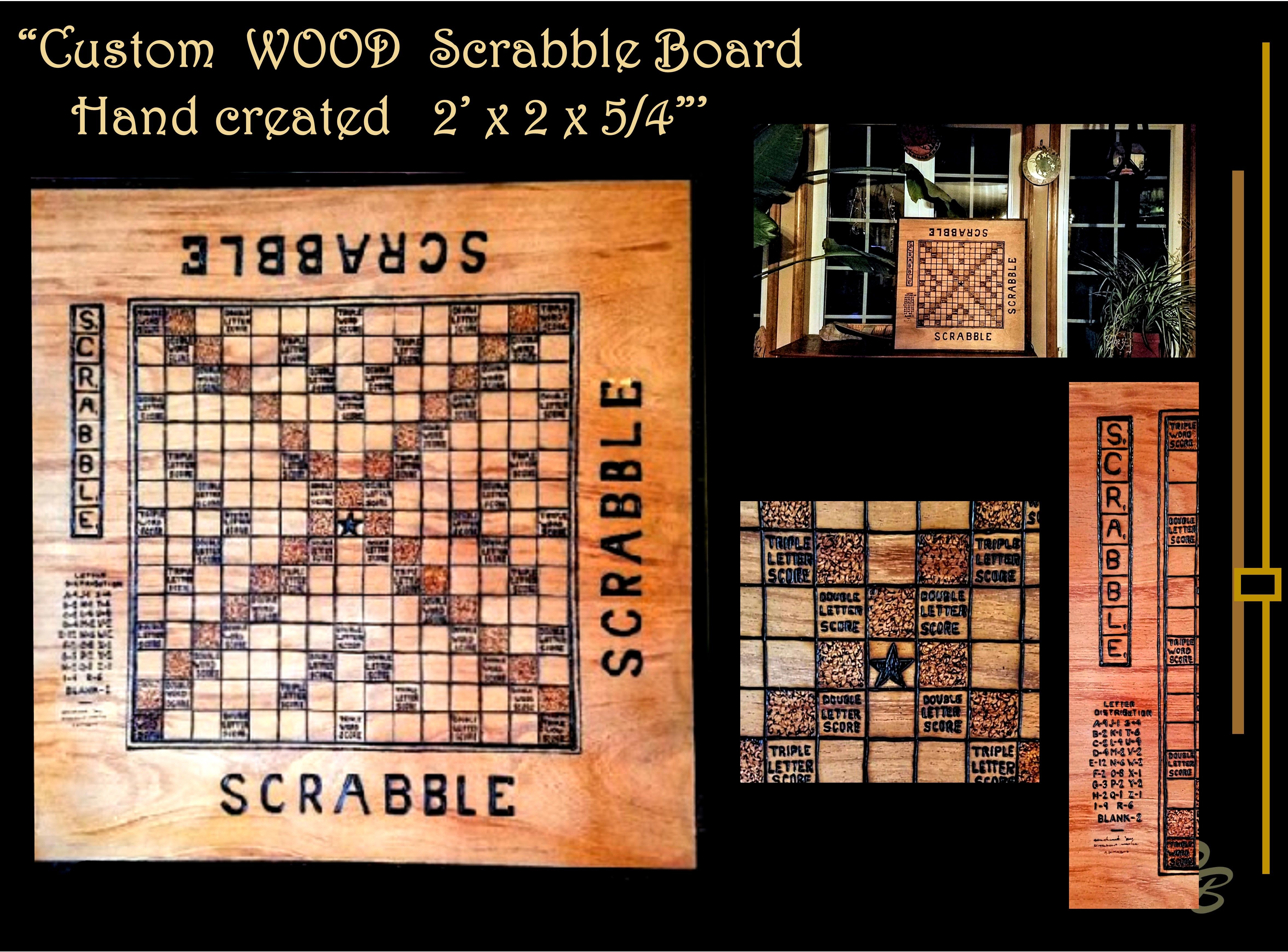 Hand Made Custom, Wood, Board Games, Wood Board Games, Personalized ...